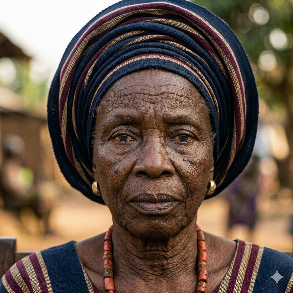 Ultra-Realistic Yoruba Elder Portrait (Documentary Style)